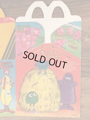 マクドナルドの80年代頃のヴィンテージハッピーミールトイボックス