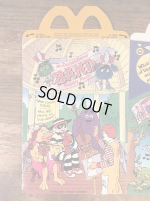 マクドナルドのBandのビンテージハッピーミールトイボックス