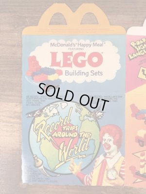 マクドナルドのLego Building Setsのビンテージハッピーミールトイボックス