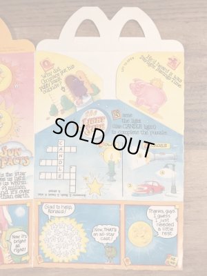 マクドナルドの80年代頃のヴィンテージハッピーミールトイボックス