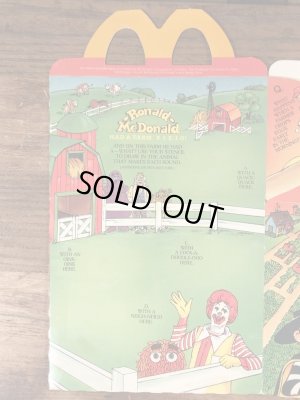 マクドナルドのCrayolaのビンテージハッピーミールトイボックス