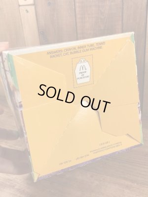 マクドナルドの80年代頃のヴィンテージハッピーミールトイボックス