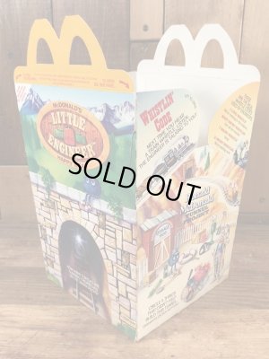 マクドナルドのLittle Engineerのビンテージハッピーミールトイボックス