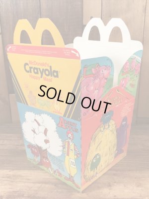 マクドナルドのCrayolaのビンテージハッピーミールトイボックス