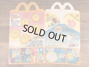 マクドナルドの80年代頃のヴィンテージハッピーミールトイボックス