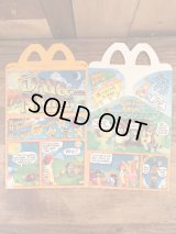 McDonald's “Day & Night” Happy Meal Box　マクドナルド　ビンテージ　ハッピーミールボックス　ミールトイ　80年代