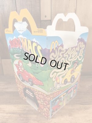 マクドナルドのTurbo Macsのビンテージハッピーミールトイボックス