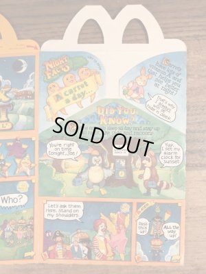 マクドナルドの80年代頃のヴィンテージハッピーミールトイボックス