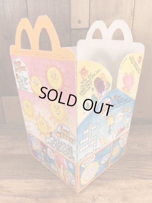 マクドナルドの80年代頃のヴィンテージハッピーミールトイボックス