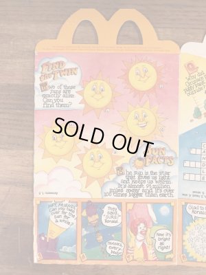 マクドナルドのDay & Nightのビンテージハッピーミールトイボックス