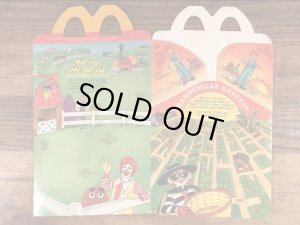 マクドナルドの80年代頃のヴィンテージハッピーミールトイボックス