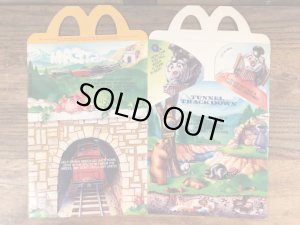 マクドナルドの80年代頃のヴィンテージハッピーミールトイボックス