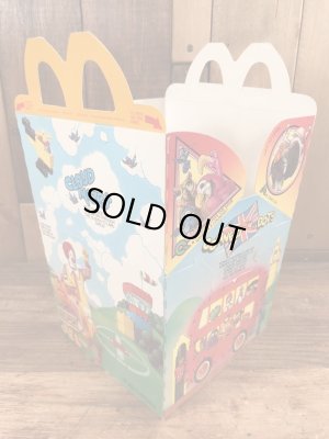 マクドナルドの80年代頃のヴィンテージハッピーミールトイボックス