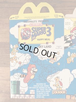 マクドナルドのSuper Mario Bros. 3のビンテージハッピーミールトイボックス