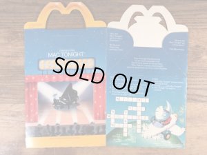 マクドナルドのマックトゥナイトのヴィンテージハッピーミールトイボックス