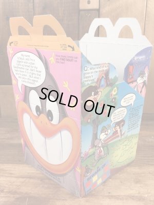 マクドナルドのアニマニアックスのヴィンテージハッピーミールトイボックス