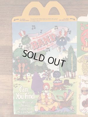 マクドナルドのBandのビンテージハッピーミールトイボックス