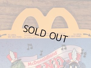 マクドナルドの80年代頃のヴィンテージハッピーミールトイボックス