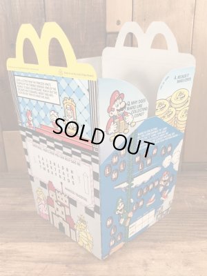 マクドナルドのスーパーマリオ3のヴィンテージハッピーミールトイボックス