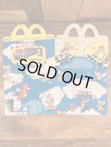 McDonald's “Super Mario Bros. 3” Happy Meal Box　マクドナルド　ビンテージ　ハッピーミールボックス　ミールトイ　90年代