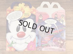 マクドナルドのアニマニアックスのヴィンテージハッピーミールトイボックス