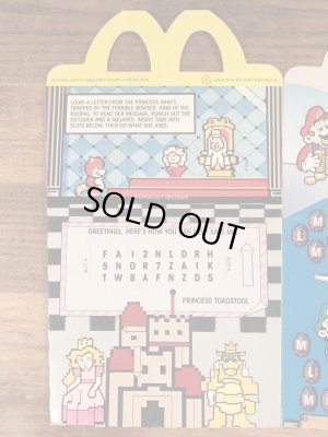 マクドナルドのSuper Mario Bros. 3のビンテージハッピーミールトイボックス