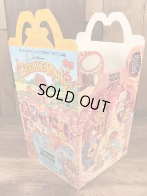 マクドナルドのFraggle Rockのビンテージハッピーミールトイボックス