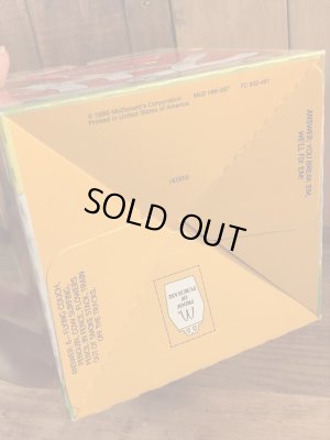 マクドナルドの80年代頃のヴィンテージハッピーミールトイボックス