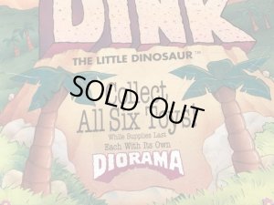 マクドナルドのDink The Little Dinosaurのビンテージハッピーミールトイボックス