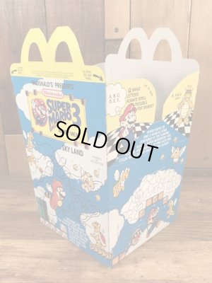 マクドナルドのSuper Mario Bros. 3のビンテージハッピーミールトイボックス