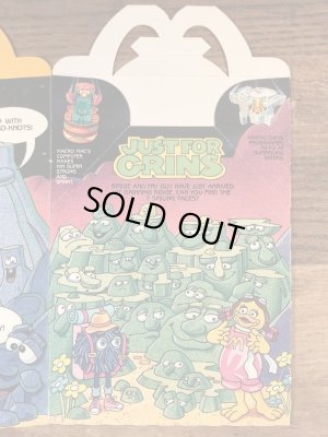 マクドナルドのニューフードチェンジャブルズのヴィンテージハッピーミールトイボックス