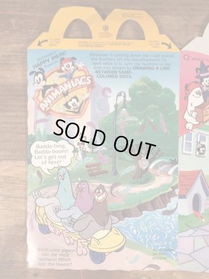 マクドナルドのAnimaniacsのビンテージハッピーミールトイボックス