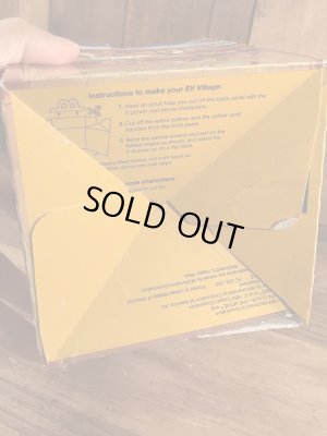 マクドナルドのサンタクロースザムービーのヴィンテージハッピーミールトイボックス