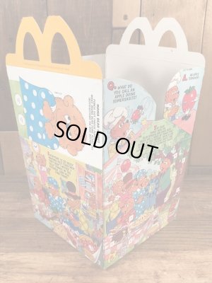 マクドナルドのベレンスティンベアーズのヴィンテージハッピーミールトイボックス