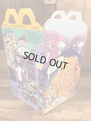 マクドナルドのAnimaniacsのビンテージハッピーミールトイボックス