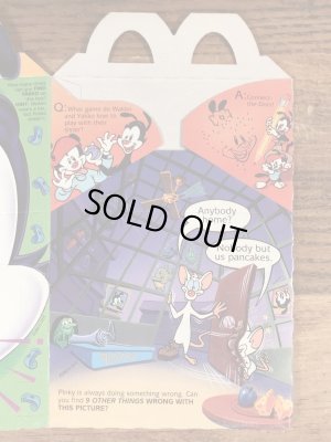 マクドナルドのアニマニアックスのヴィンテージハッピーミールトイボックス