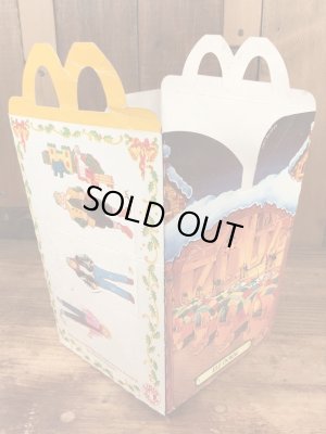 マクドナルドのサンタクロースザムービーのヴィンテージハッピーミールトイボックス