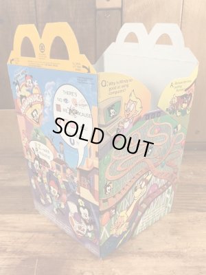 マクドナルドのAnimaniacsのビンテージハッピーミールトイボックス