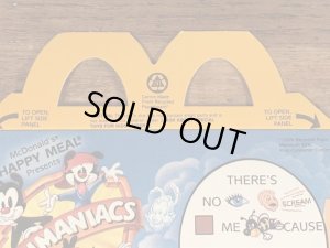 マクドナルドのアニマニアックスのヴィンテージハッピーミールトイボックス