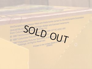 マクドナルドのThe Real Ghostbustersのビンテージハッピーミールトイボックス