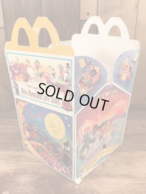 マクドナルドのAn American Tailのビンテージハッピーミールトイボックス