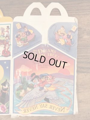 マクドナルドのアメリカ物語のヴィンテージハッピーミールトイボックス