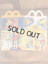 McDonald's “Feeling Good” Happy Meal Box　マクドナルド　ビンテージ　ハッピーミールボックス　ミールトイ　80年代