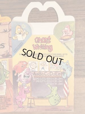 マクドナルドのゴーストバスターズのヴィンテージハッピーミールトイボックス