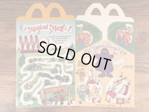 マクドナルドの80年代頃のヴィンテージハッピーミールトイボックス