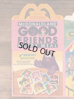 マクドナルドのGood Friendsのビンテージハッピーミールトイボックス