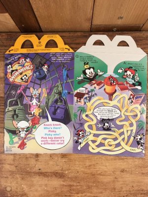 マクドナルドのAnimaniacsのビンテージハッピーミールトイボックス