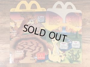 マクドナルドの80年代頃のヴィンテージハッピーミールトイボックス