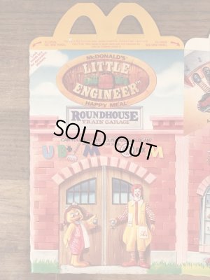 マクドナルドのLittle Engineerのビンテージハッピーミールトイボックス