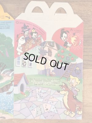 マクドナルドのアニマニアックスのヴィンテージハッピーミールトイボックス